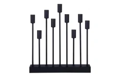 Visa Alla Adventsljusstakar|Adventsljusstakar 31-60 Cm<Star Trading Pix Ljusstake E14 Svart 50cm