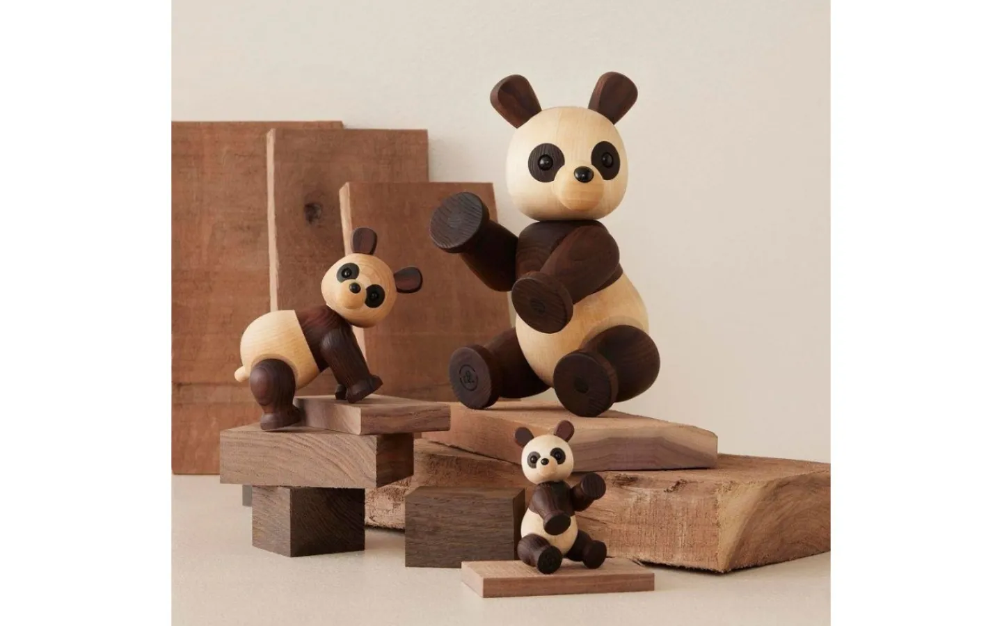 Trädekorationer<Spring Copenhagen Pixi Panda Trädekoration 9 cm Lönn