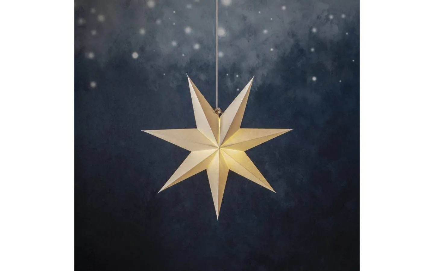 Visa Alla Julstjärnor|Julstjärnor Utan Sladd<Star Trading Plain Julstjärna 45cm Vit