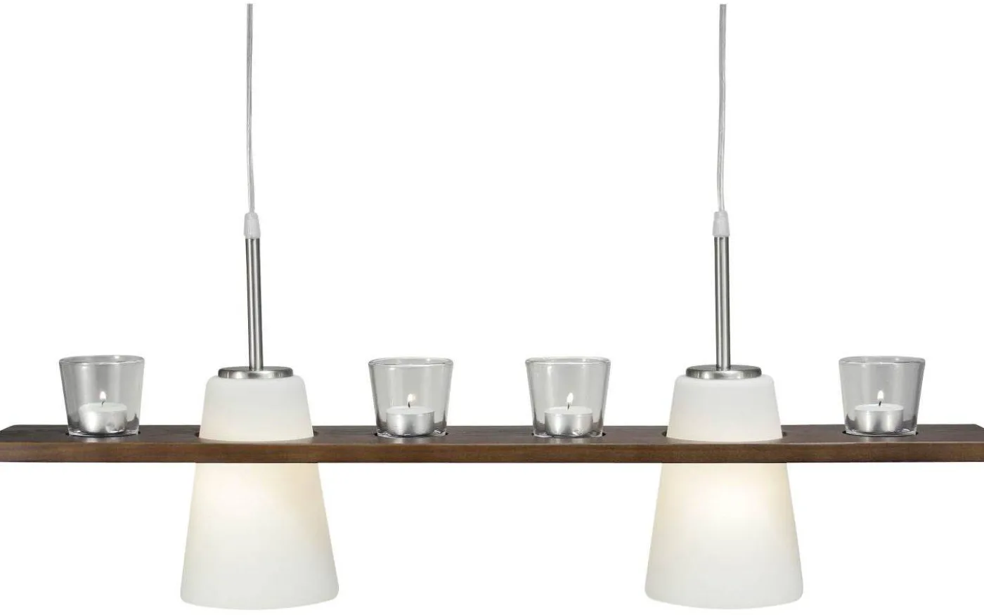 Plankan Taklampa 81cm Brun/Vit