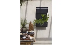 Planta Vägglampa 70cm Svart IP44