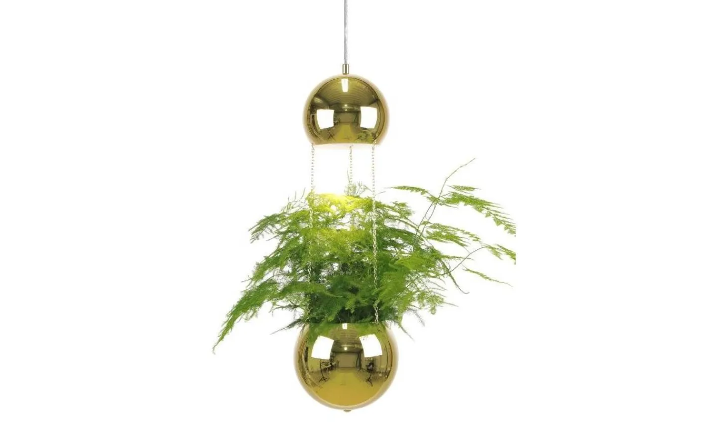 Globen Lighting Planter Mini Fönsterlampa 18cm E14 Mässing* Kök & Matplats|Fönsterlampor