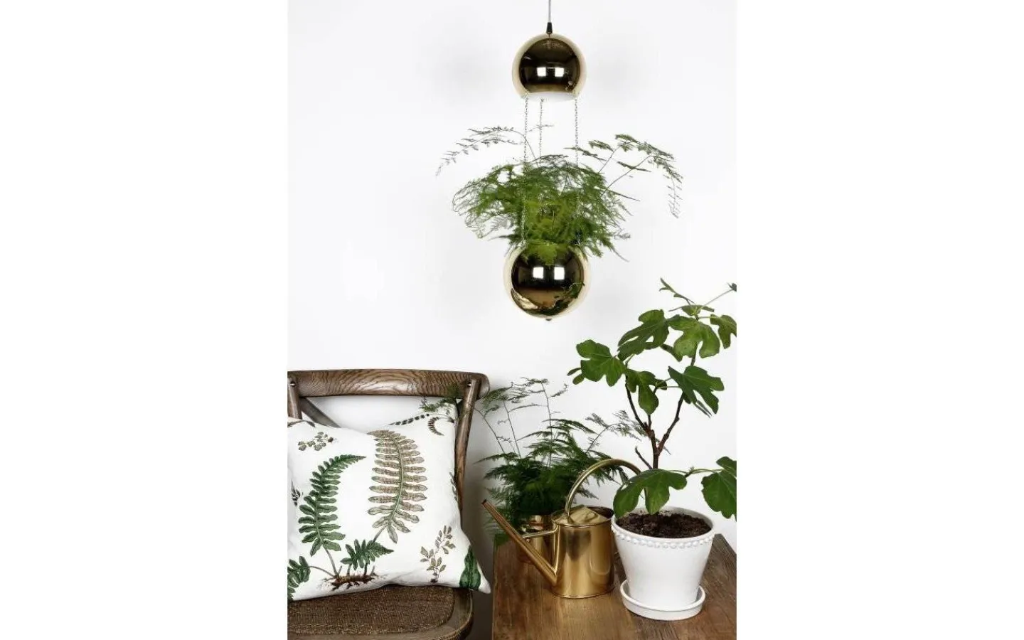 Globen Lighting Planter Mini Fönsterlampa 18cm E14 Mässing* Kök & Matplats|Fönsterlampor