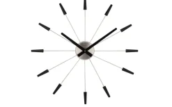 NeXtime Plug Inn Väggklocka Ø58cm Svart* Väggklockor