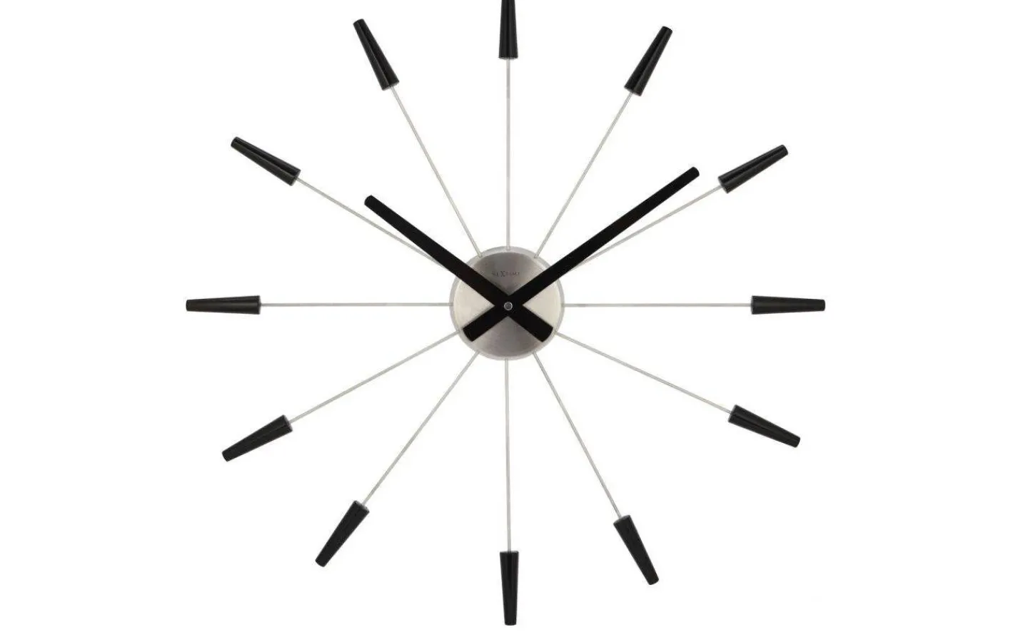 NeXtime Plug Inn Väggklocka Ø58cm Svart* Väggklockor