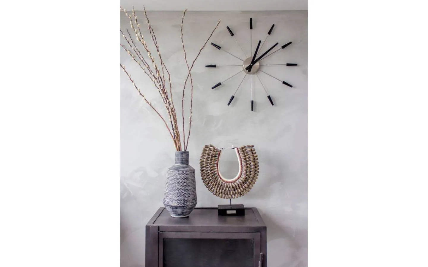 NeXtime Plug Inn Väggklocka Ø58cm Svart* Väggklockor