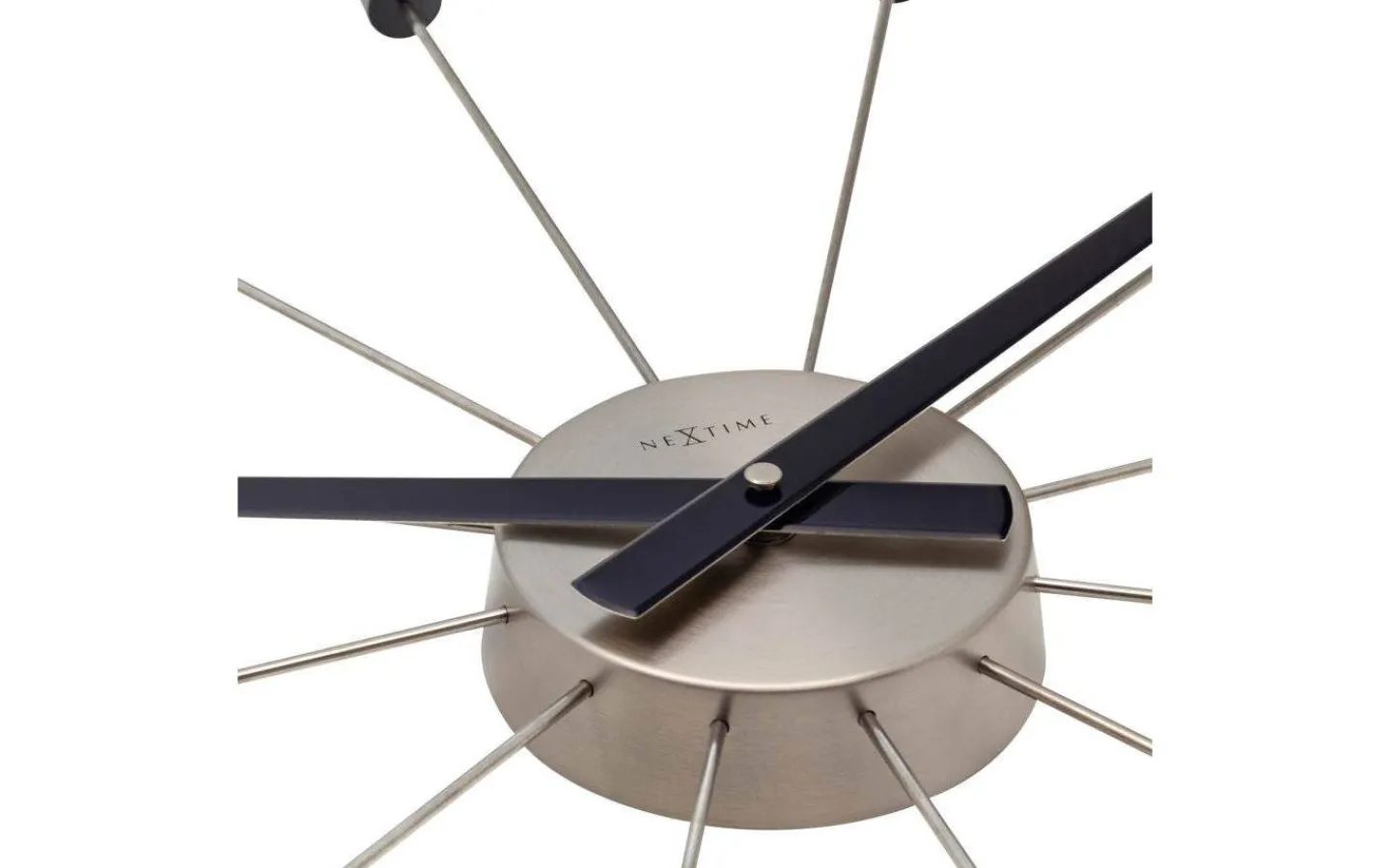 NeXtime Plug Inn Väggklocka Ø58cm Svart* Väggklockor