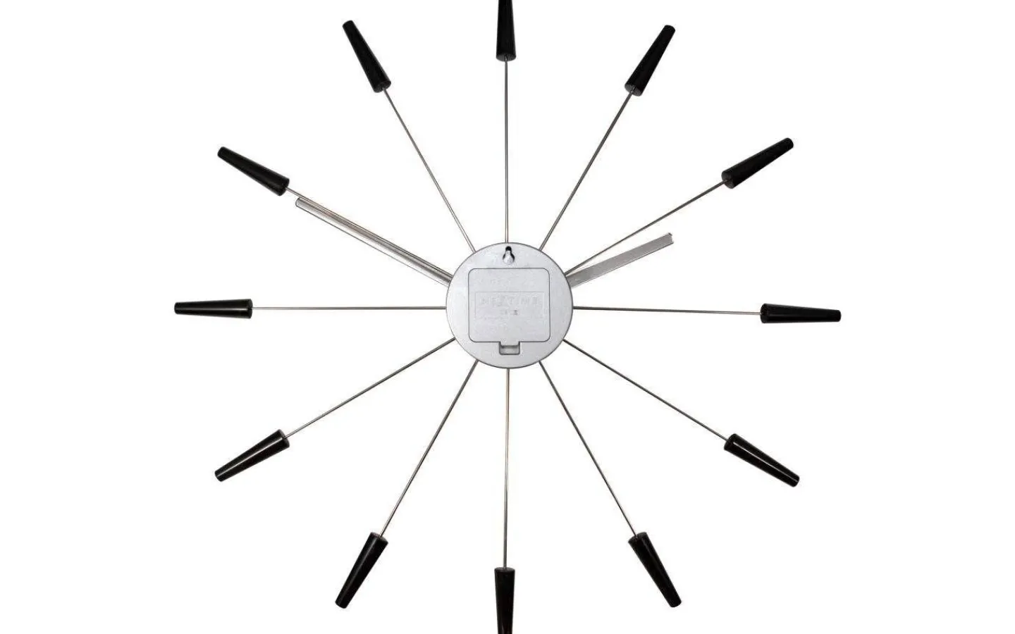 NeXtime Plug Inn Väggklocka Ø58cm Svart* Väggklockor