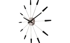 NeXtime Plug Inn Väggklocka Ø58cm Svart* Väggklockor