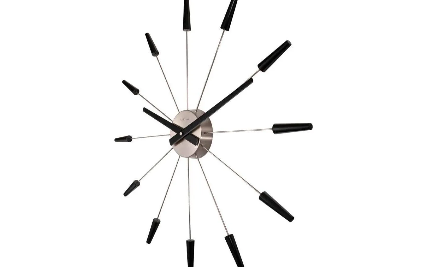 NeXtime Plug Inn Väggklocka Ø58cm Svart* Väggklockor