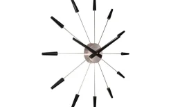 NeXtime Plug Inn Väggklocka Ø58cm Svart* Väggklockor