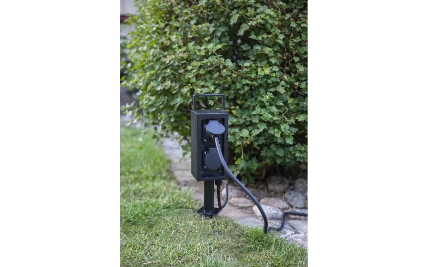 Grendosor & Förlängningskablar<Star Trading Plugge Förgreningsbox på spett med 4 uttag IP44