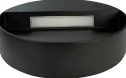 Infälld Murbelysning|Vägglampor Utomhus<Dyberg Larsen Pluto Murbelysning 15cm LED 3000K 6W Svart IP54