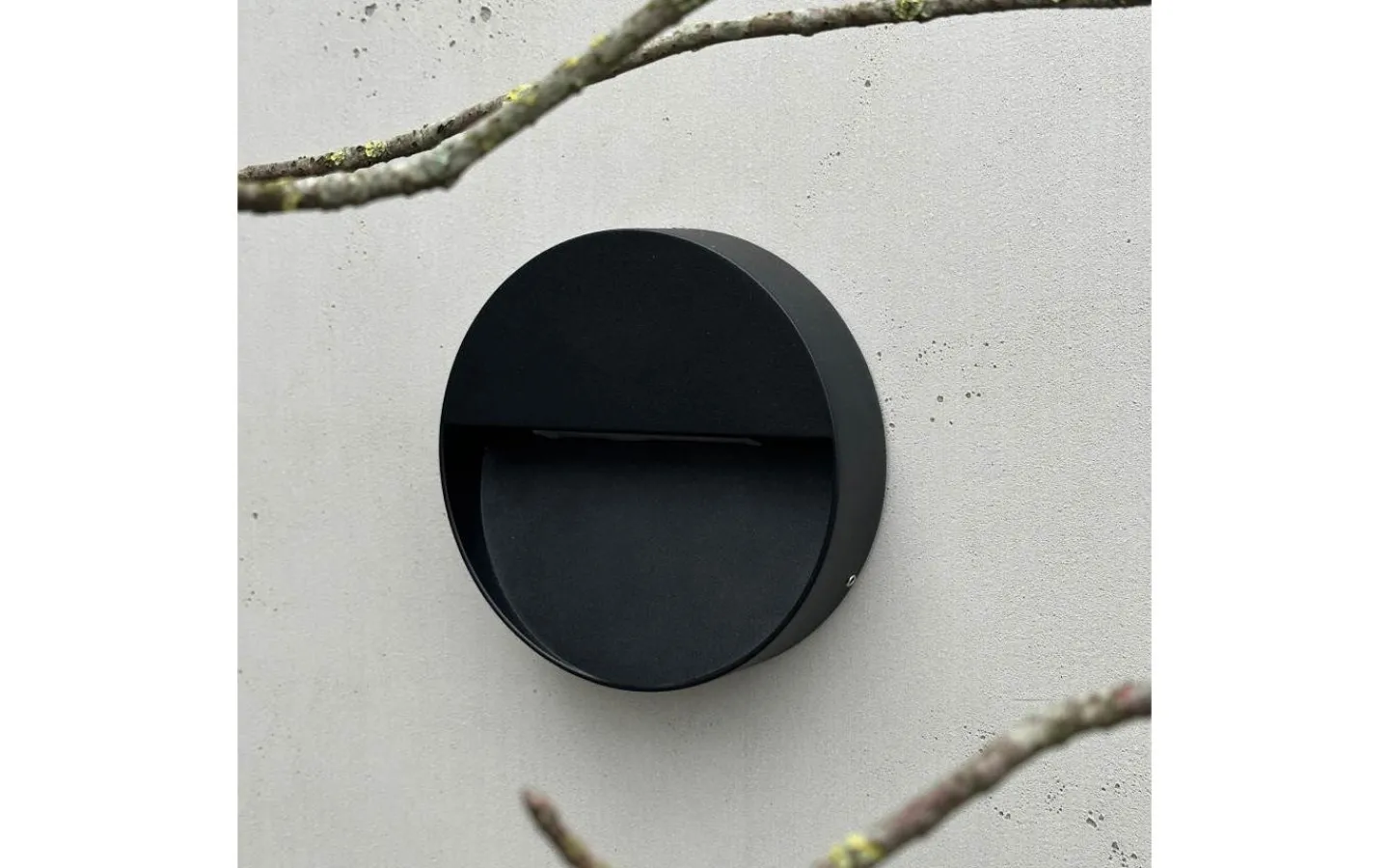 Infälld Murbelysning|Vägglampor Utomhus<Dyberg Larsen Pluto Murbelysning 15cm LED 3000K 6W Svart IP54