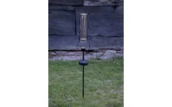 Pluvio Solcellslampa Regnmätare 65cm Svart