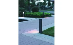 Utomhusarmaturer, Stolpar|Pollare & Grindlyktor<Malmbergs Pollare Lynx II, 9W, Mörkgrå, IP54