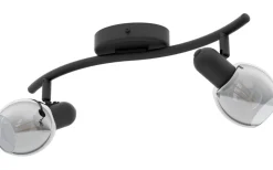 Avlånga Takspotlights|Takspot Med 2 Lampor<Eglo Pollica Takspotlight 37cm Svart