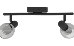 Avlånga Takspotlights|Takspot Med 2 Lampor<Eglo Pollica Takspotlight 37cm Svart