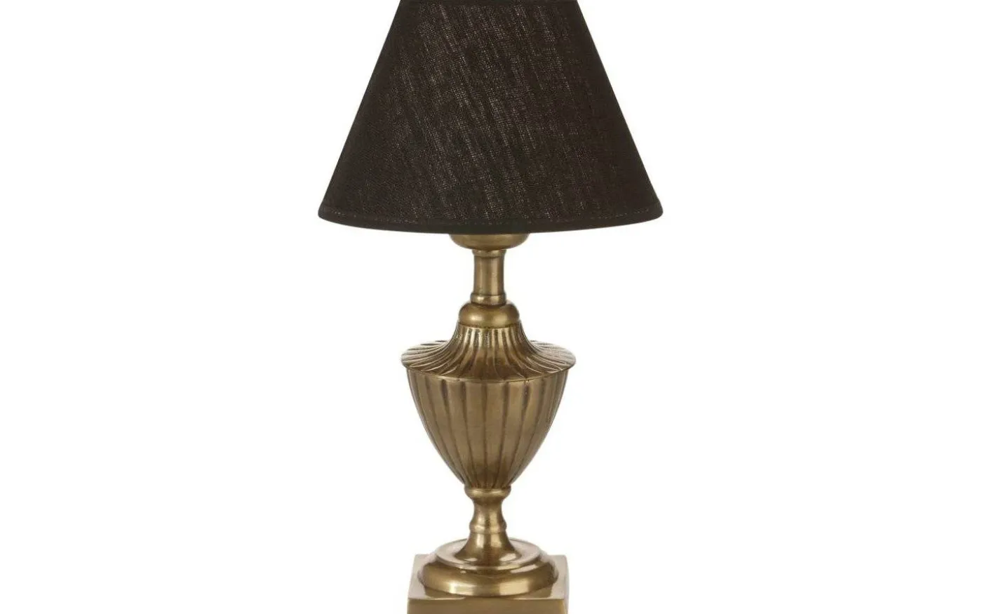 Pollino Bordslampa 33cm Antikmässing/Svart