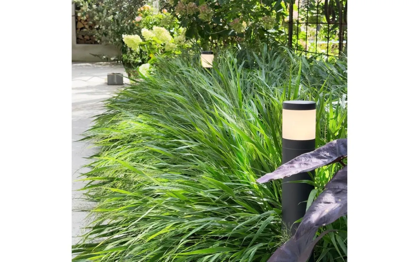 Lightson Polly Pollare 38cm GU5,3 LED 3000K 5W Antracit* Lightson Garden Plug & Play