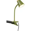 Klämlampor<Reality Pongo Klämlampa LED grön