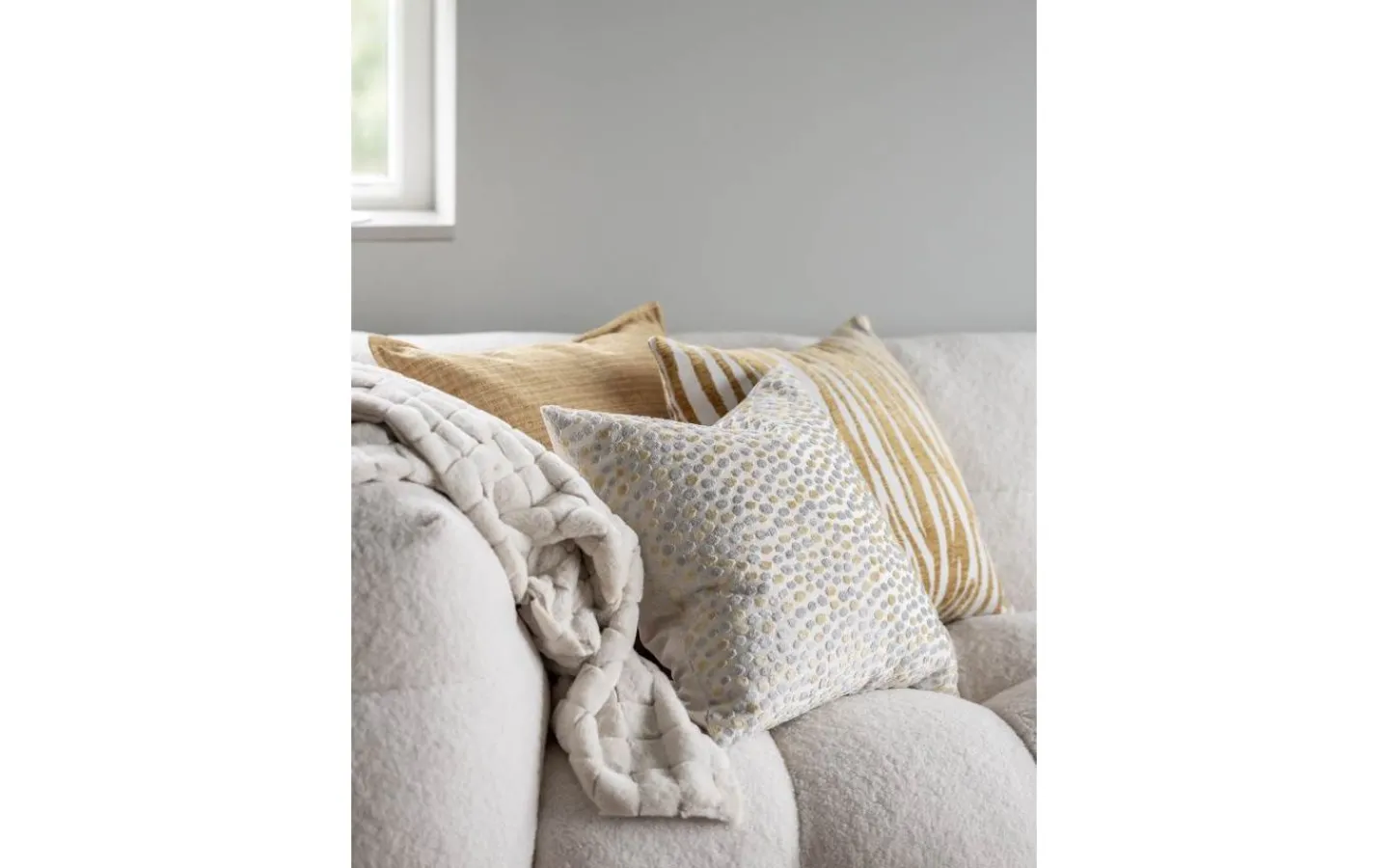 Kuddfodral<Svanefors Pongo Kuddfodral Honung 45x45cm