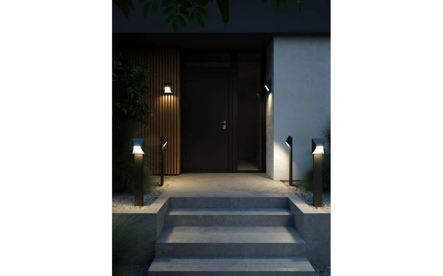 Nordlux Pontio Pollare 84cm Svart IP54* Pollare & Grindlyktor