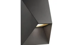 Pontio Vägglampa 19cm Svart IP54