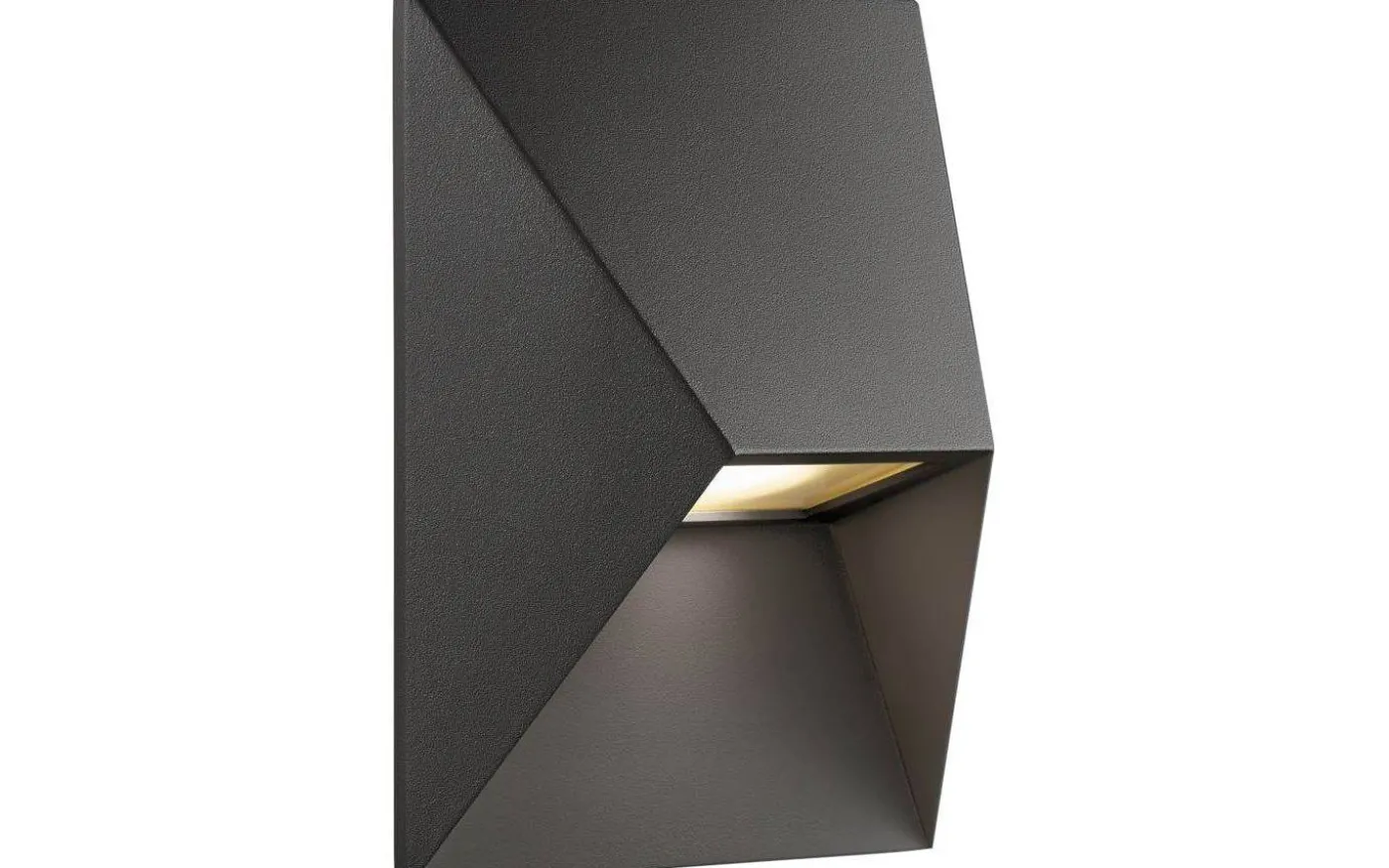 Pontio Vägglampa 19cm Svart IP54