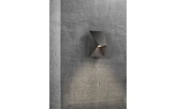 Pontio Vägglampa 19cm Svart IP54