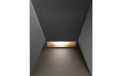 Pontio Vägglampa 19cm Svart IP54