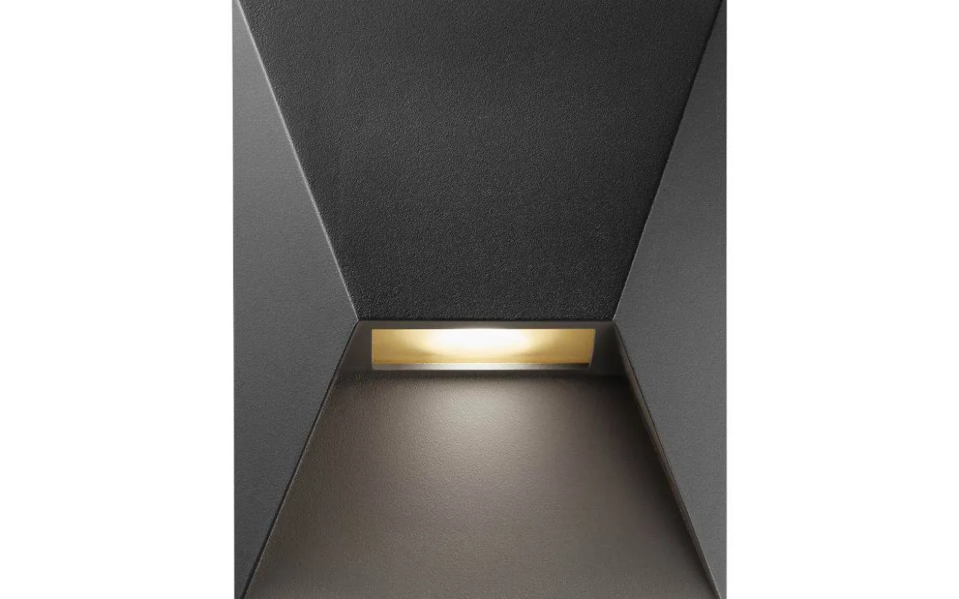 Pontio Vägglampa 19cm Svart IP54