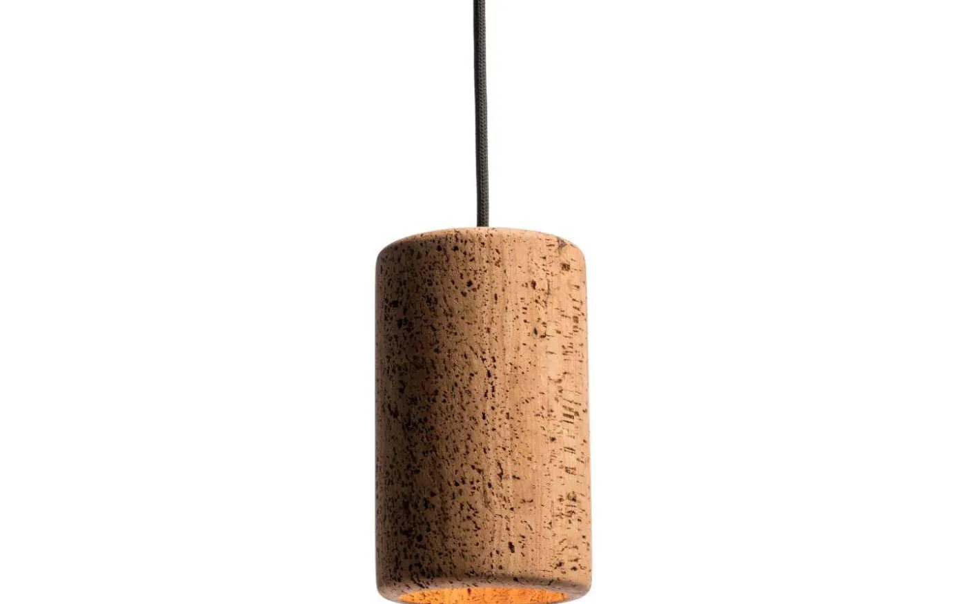 Porto Fönsterlampa 18,3cm Svartstruktur/Kork