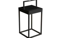 Portofino Ljuslykta Solcell + USB 30cm Svart IP54