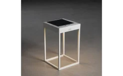 Konstsmide Portofino Ljuslykta Solcell + USB 30cm Vit IP54* Uppladdningsbara Lampor Utomhus|Uppladdningsbara Lampor Utomhus