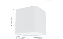 Posaderra Plafond 14cm Vit