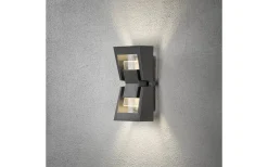 Konstsmide Potenza Vägglampa LED Antracit IP54* Vägglampor Utomhus