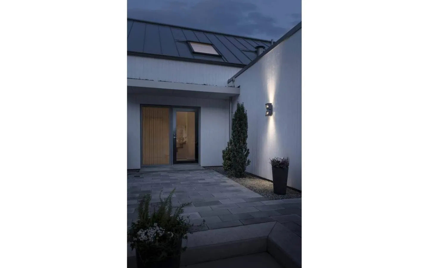 Konstsmide Potenza Vägglampa LED Antracit IP54* Vägglampor Utomhus