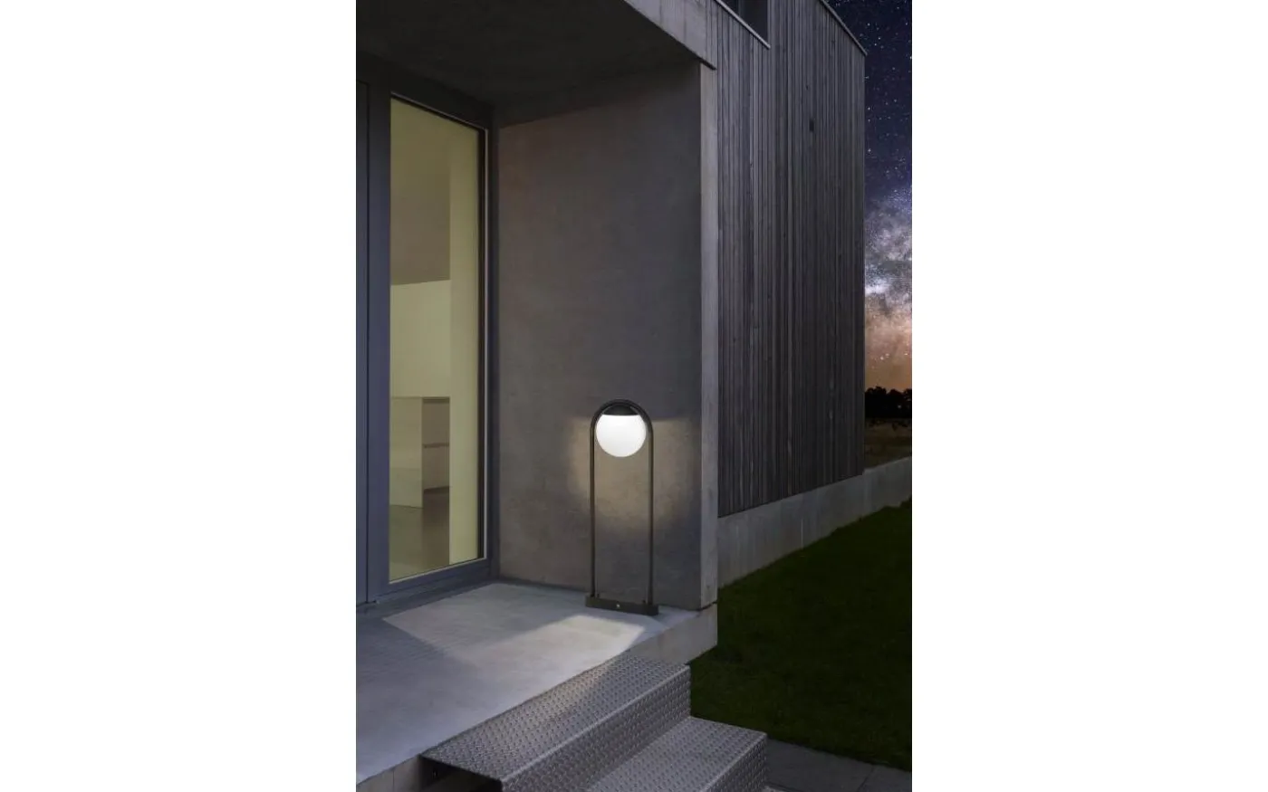 Prata Vecchia Pollare 85cm Svart IP44