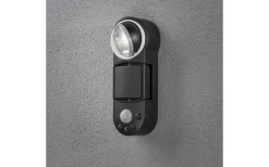 Led Strålkastare<Konstsmide Prato Batteridriven Vägglampa 1W LED Rörelsevakt Svart