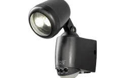 Prato Batteridriven Vägglampa LED 1W Rörelsevakt Svart