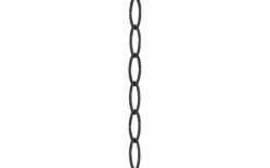 Präglad kätting - Svartlackerad (10 m)