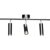 Hall & Trappa|Avlånga Takspotlights<By Rydens Puls Takspotlight 110cm 5L Svart/Guld