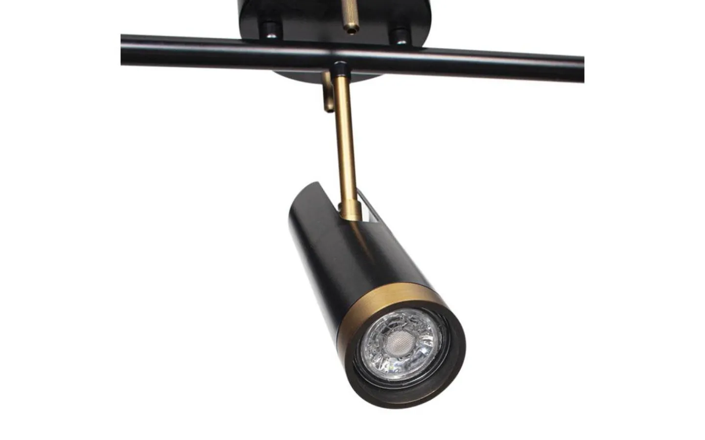 Hall & Trappa|Avlånga Takspotlights<By Rydens Puls Takspotlight 110cm 5L Svart/Guld