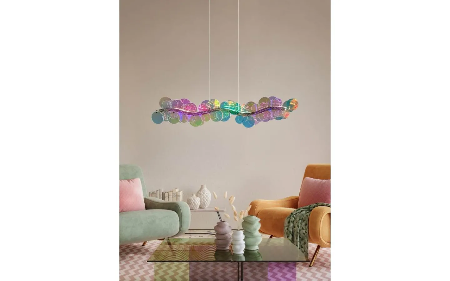 Reality Pulse Taklampa LED i krom* Avlånga Taklampor