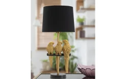 Mauro Ferretti Punto Bordslampa Papegojor 62,5cm Guld/Svart* Bordslampor