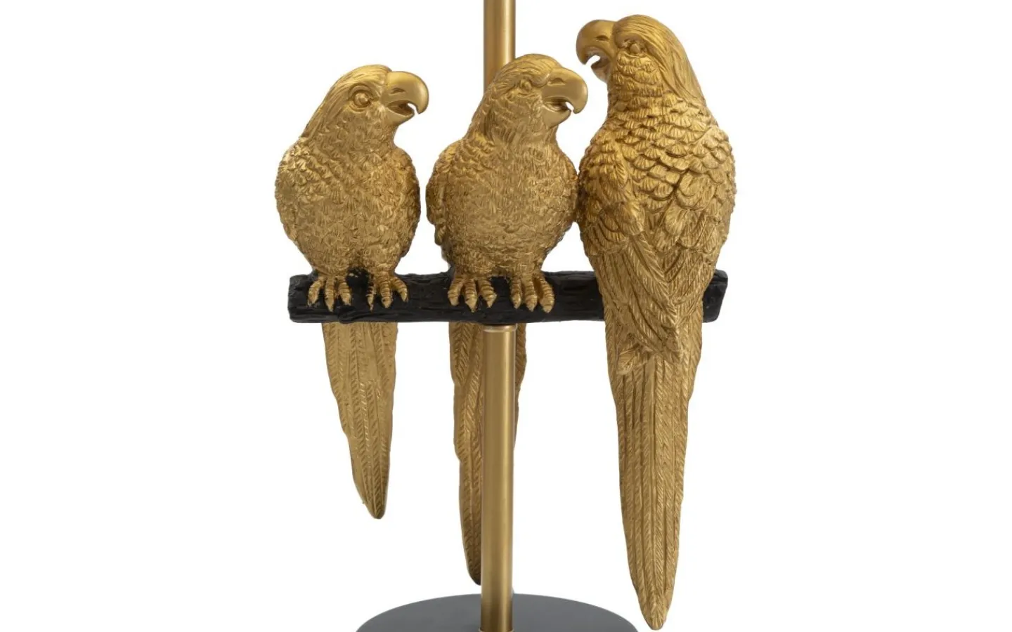 Mauro Ferretti Punto Bordslampa Papegojor 62,5cm Guld/Svart* Bordslampor