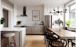 Punto Taklampa Ø100cm Svart/Opal