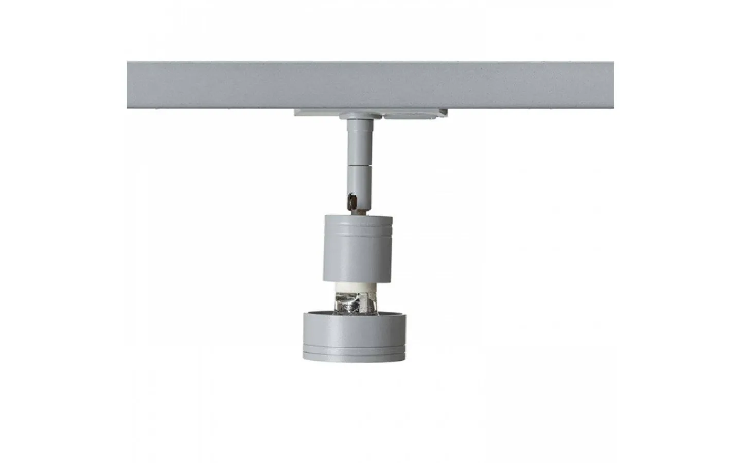 Skensystem<Rendl Purina 1-Fas Spotlight GU10 Silvergrå