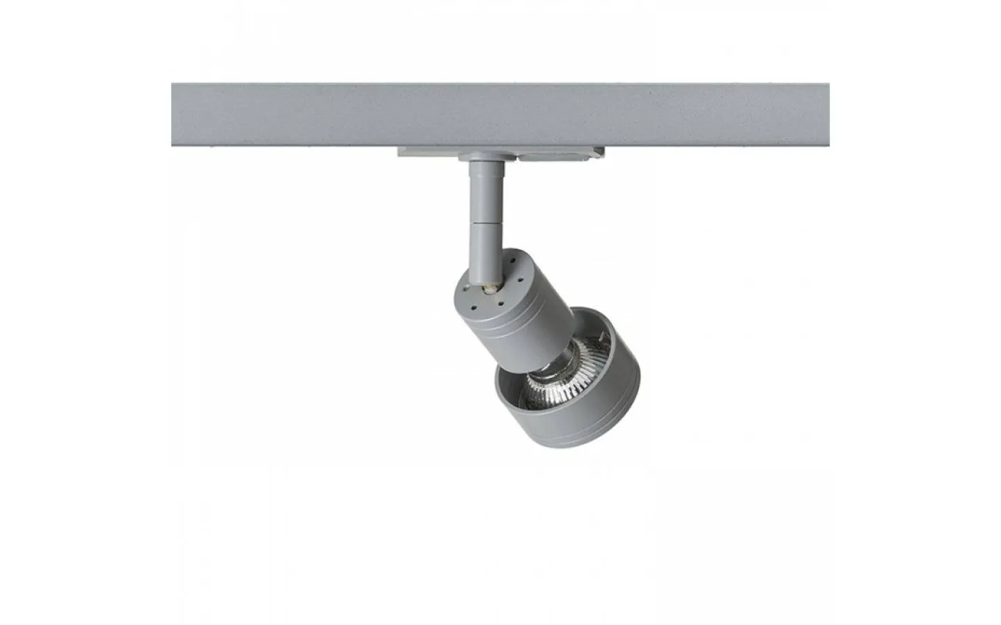 Skensystem<Rendl Purina 1-Fas Spotlight GU10 Silvergrå